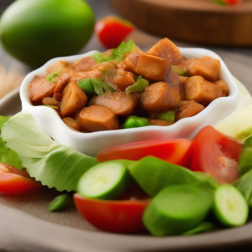 Ensalada de lentejas y aguacate con vinagreta de miel y mostaza