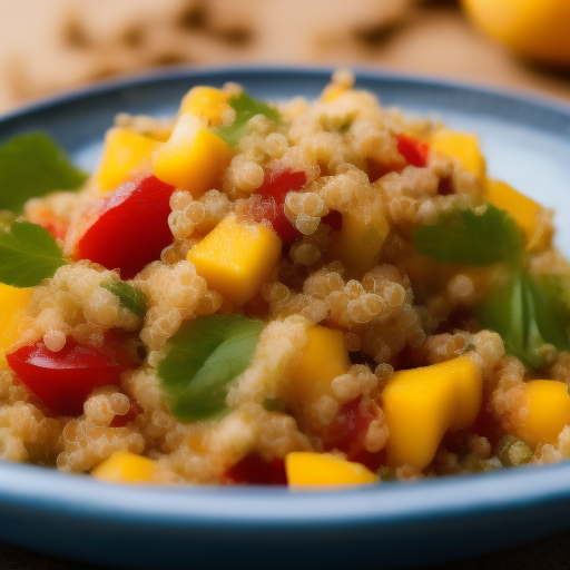 Ensalada fresca de mango y quinoa