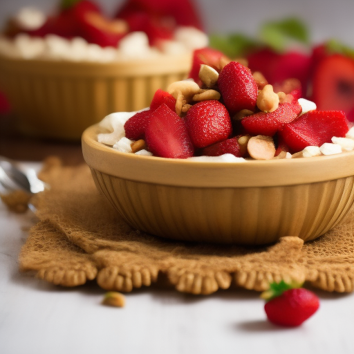 Ensalada de espinacas, fresas y nueces