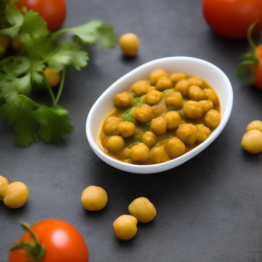 Curry de Garbanzos con Espinacas y Tomate