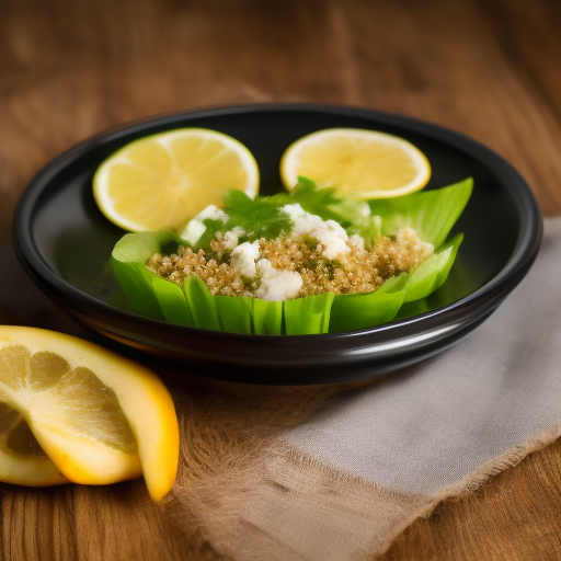 Ensalada de quinoa y lentejas con aderezo de limón y miel