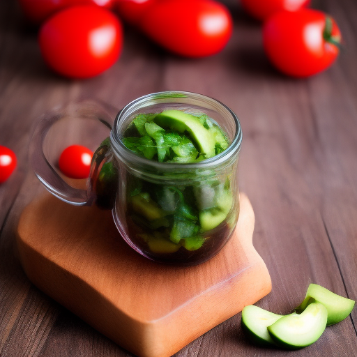 Ensalada de lentejas con aguacate y tomate