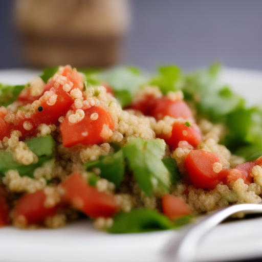 Ensalada de Quinoa con Aguacate y Tomate