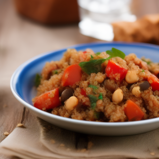 Ensalada de lentejas y quinoa