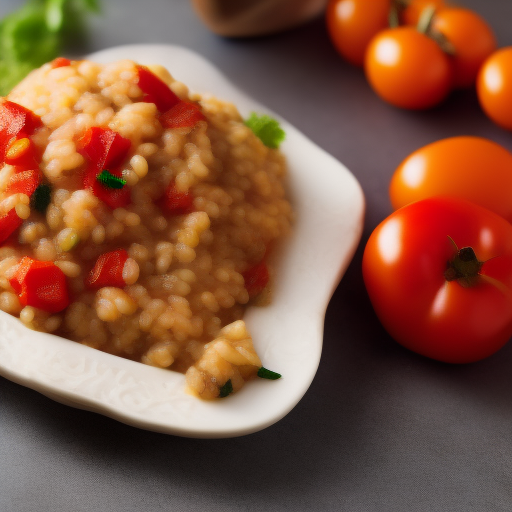 Risotto de Espárragos y Tomates Secos