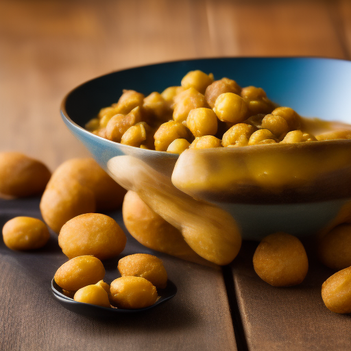 Curry de garbanzos y espinacas