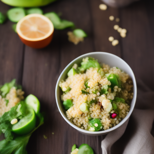 Ensalada de quinoa y aguacate