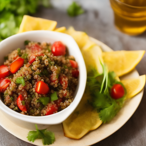 Ensalada de quinoa y vegetales asados