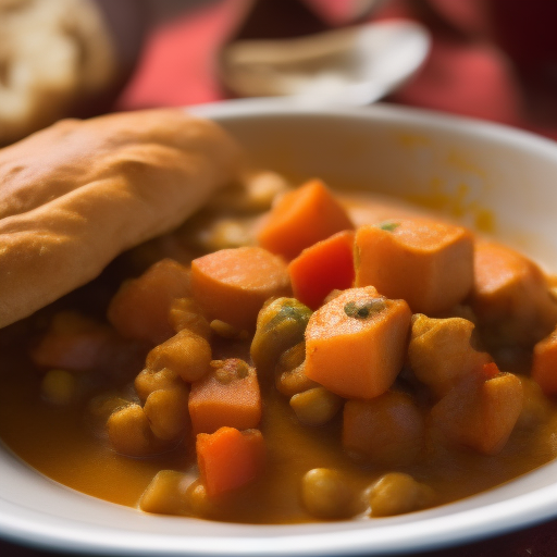 Curry de lentejas y espinacas