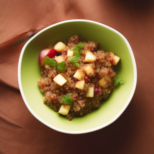 Ensalada de Quinoa con Manzana y Remolacha