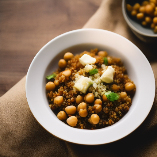 Ensalada de quinoa y garbanzos