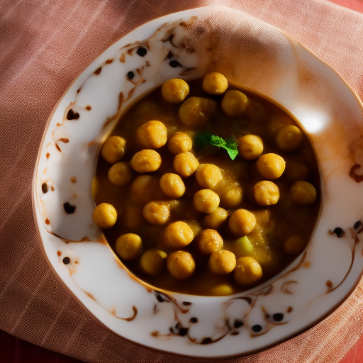 Curry de garbanzos y espinacas