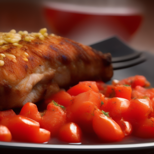 Sardinas a la parrilla con salsa de tomate y albahaca