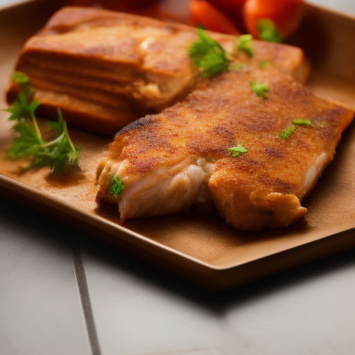 Filetes de salmón al horno con salsa de mostaza y miel