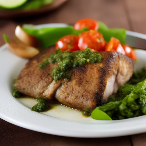 Filete de res al chimichurri