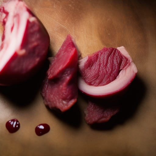 Deliciosa carne de cerdo con salsa de vino tinto y especias