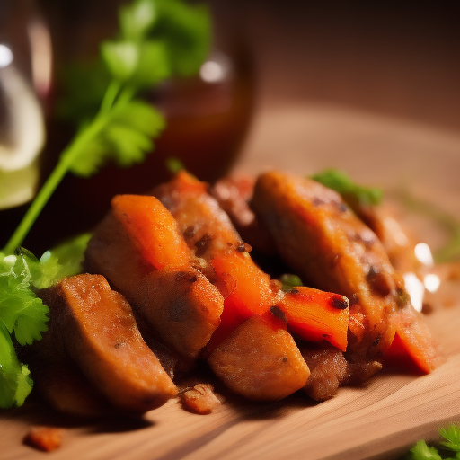 Carne asada a la naranja con romero