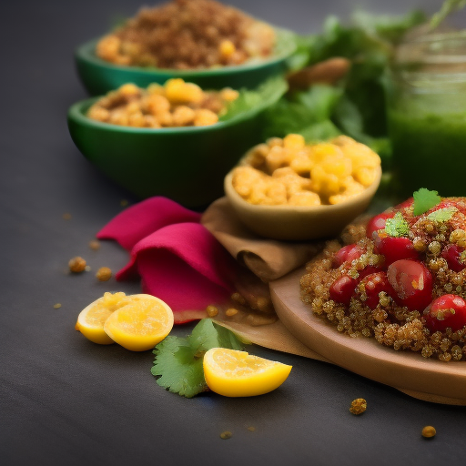 Ensalada de Quinoa y Camarones con Vinagreta de Limón