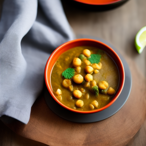 Curry de Garbanzos y Espinacas