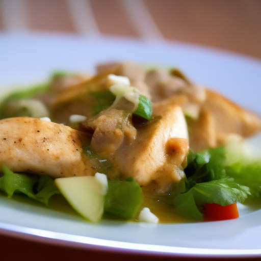 Pollo al Limón con Ensalada de Rúcula y Parmesano