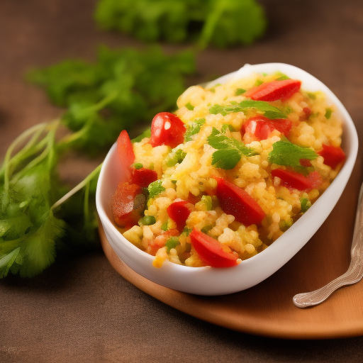 Salmón glaseado con ensalada de arroz integral