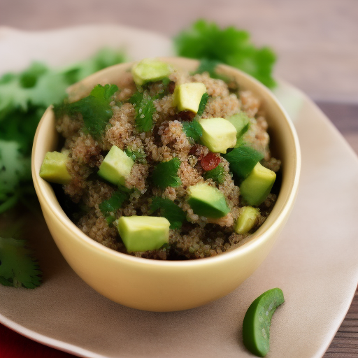 Ensalada de quinoa y aguacate