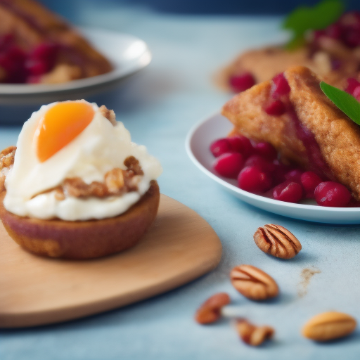 Deliciosa merienda de plátano con nueces y miel