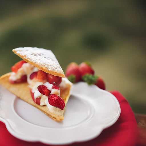 Tostada de ricotta con fresas y miel