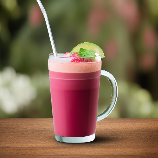 Batido de fresa y aguacate