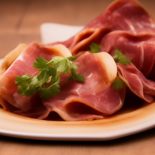 Revuelto de setas con jamón serrano