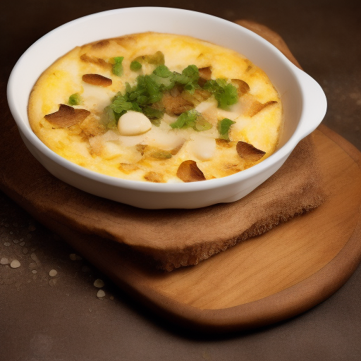 Tortilla de espinacas y champiñones