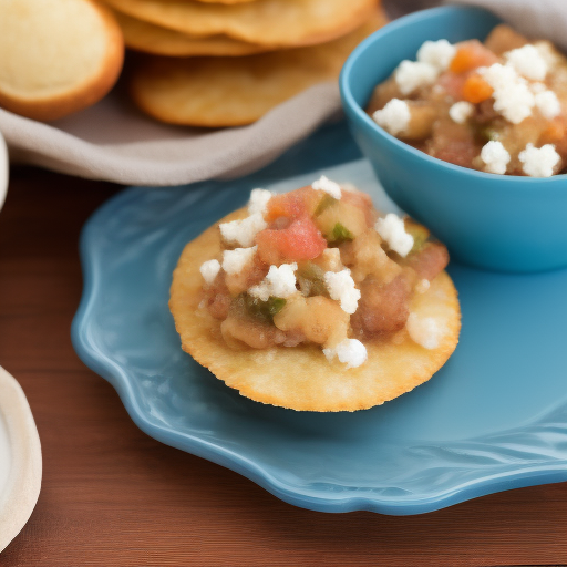 Tostadas francesas con salsa de arándanos