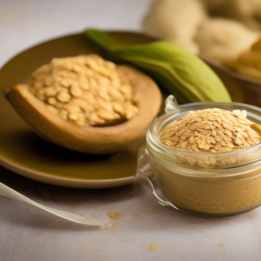 Tortitas de avena con plátano y almendras