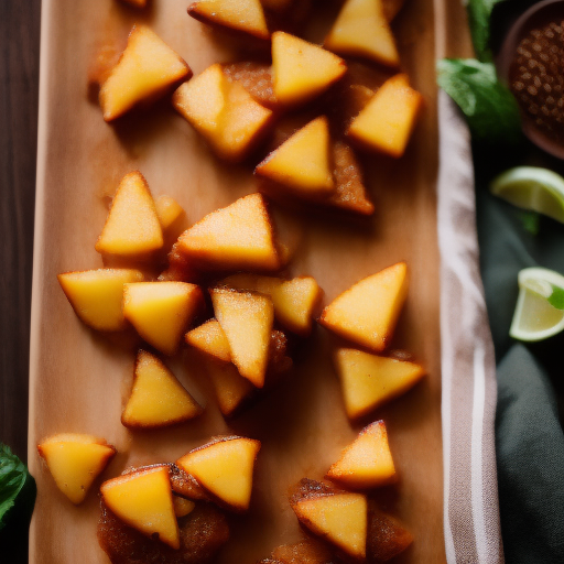 Tostadas francesas de manzana caramelizada