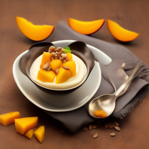 Mousse de Mango y Yogurt: Un Postre Suave y Afrutado