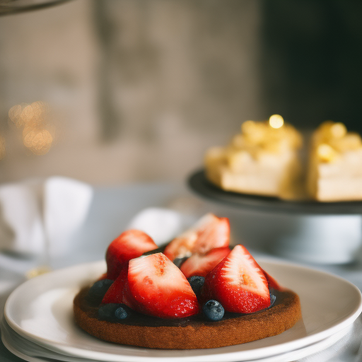 Tarta de queso y fresas sin horno