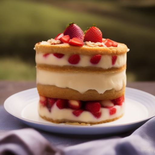 Tarta de queso y fresas sin horno