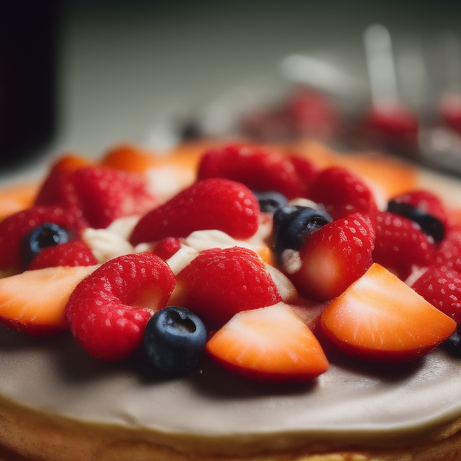 Tarta de queso y frutos rojos sin horno