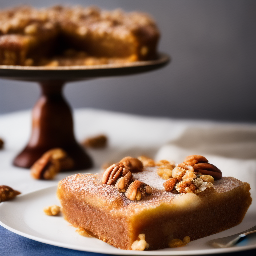 Tarta de Manzana con Caramelo y Nueces