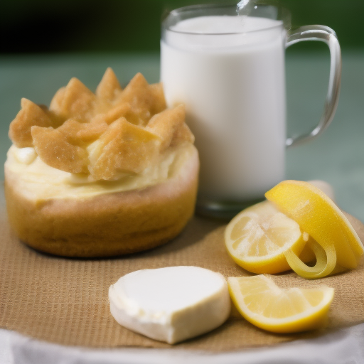 Tarta de queso y limón con base de galleta